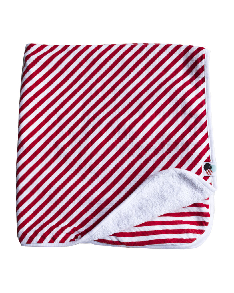 Red and White Striped Bath Towel Set | Zazzle